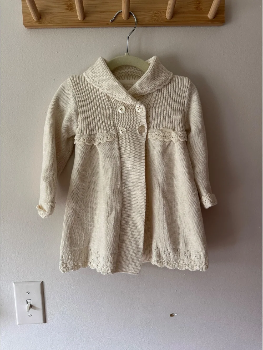 Mayoral knit peacoat